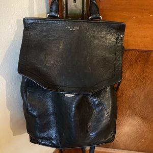 Rag & Bone Black Leather Backpack